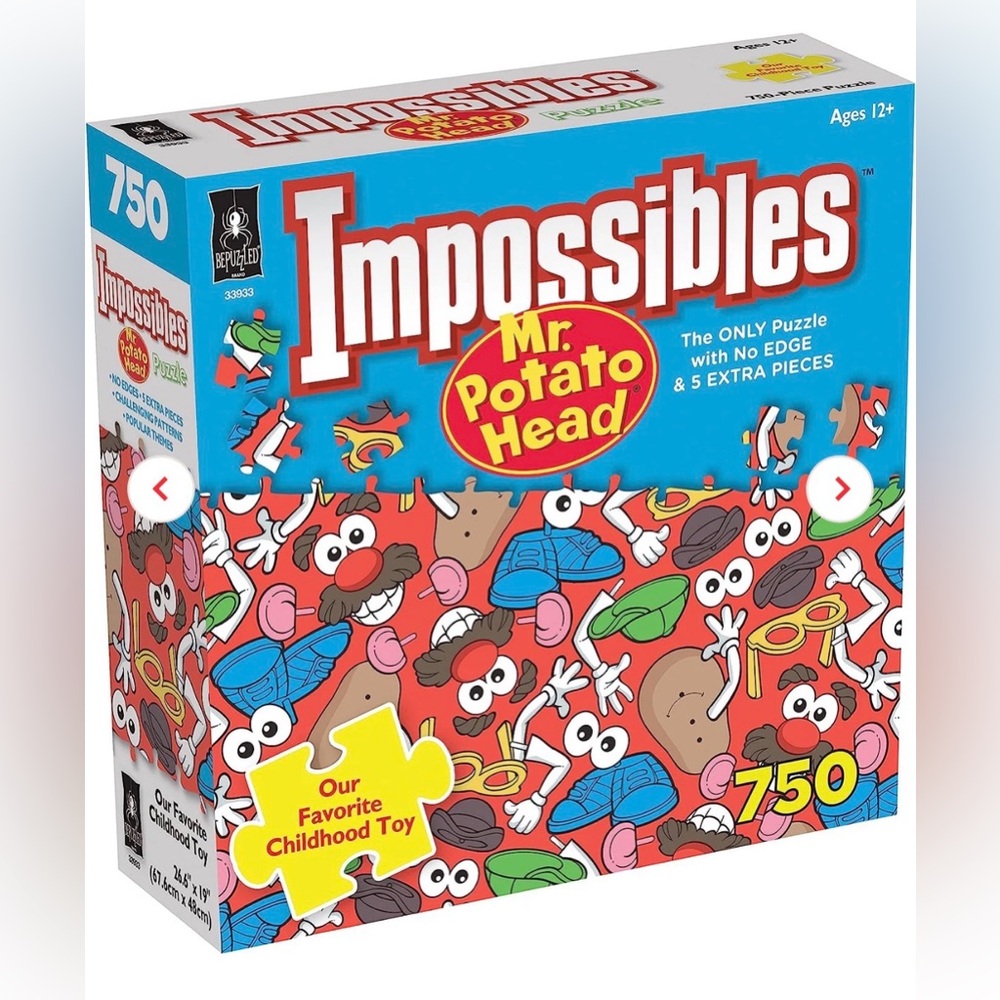 Impossibles Mr. Potato Head Puzzle - Blue and Red